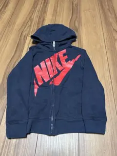 NIKE ネイビー レッド パーカー 110-116cm