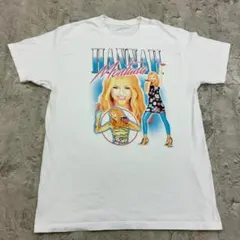 ゆ*い様 ハンナモンタナ　マイリーサイラス プリントTシャツ Mサイズ相当 ホワのサムネイル