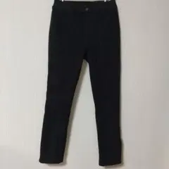 ユニクロ ウルトラストレッチクロップドレギンスパンツ ブラック S