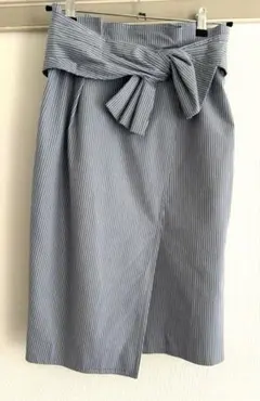 ジャスグリッティー　リボン　タイトスカート ストライプ サイズ2