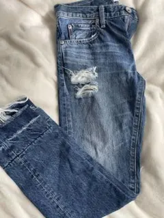 ダメージスキニーデニム