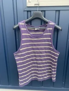 【BEAMS】タンクトップ　ボーダー　Lサイズ