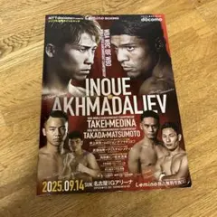 2025年最新】井上尚弥 パンフレットの人気アイテム - メルカリ