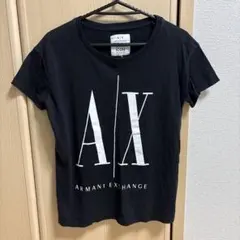 Armani Exchange ブラック Tシャツ