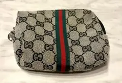 【GUCCI】GG柄ポーチ シェリーライン グッチ