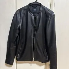 BEAMS HEART 黒レザージャケットのサムネイル