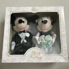 ミッキーマウス＆ミニーマウス　ブライダル　ぬいぐるみ　洋装