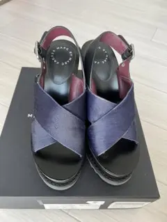 MARC BY MARC JACOBS ウェッジソールサンダル　ネイビーのサムネイル