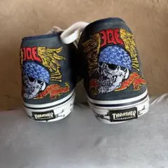 Thrasher スカル刺繍 ハイカットスニーカーのサムネイル