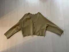 UNIQLO U ボタン付きカーディガン Lサイズ オリーブグリーン