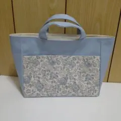 リバティ生地を使ったミニバッグインバッグ19（フェリシテ）