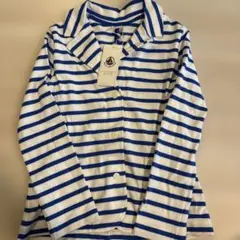 PETIT BATEAU ストライプ長袖カットソー 116cm