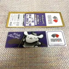 2025世界陸上チケット風カード ポムポムプリン