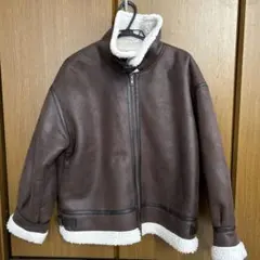 ブラウン Lサイズ ムートンコート