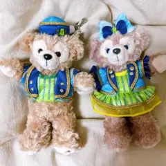 ダッフィー シェリーメイ ぬいぐるみバッジ【東京ディズニーシー15周年限定】