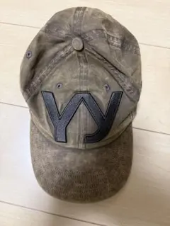 OPEN YY ベースボールキャップ ヴィンテージ加工