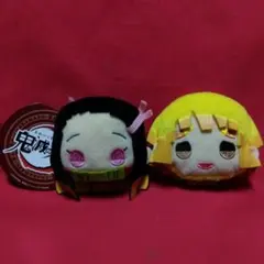 鬼滅の刃　きゃらまる　マスコットバッジ　竈門禰豆子　我妻善逸