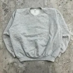 シ*ロ様 90s　USA製　ヴィンテージスウェット　XL　杢グレー　無地　古着