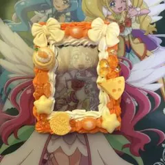 ホイップデコトレカケース オレンジ&ホワイト