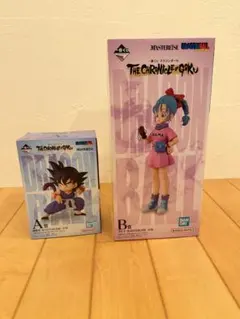 一番くじ ドラゴンボール A賞孫悟空 B賞ブルマ セット