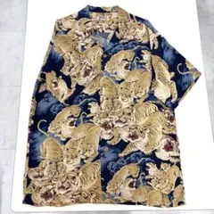 WACKO MARIA ティムリーハイ 虎柄アロハシャツ長袖 Lサイズ - メルカリ