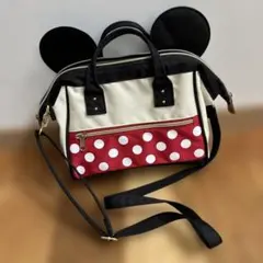 ミッキーマウス耳付きショルダーバッグ