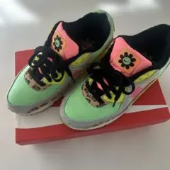 NIKE AIRMAX90 LX サイズ27.5cm ヒョウ柄!フラワーロゴ箱付