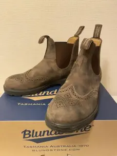 【美品】　ブランドストーン　ウイングチップ　ブーツ　サイズ6　レディース