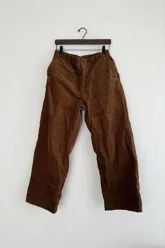 MUJI ワイドコーデュロイパンツ