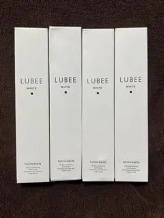 薬用ハミガキ LUBEE WHITE ルビーホワイト80g×4つ　ホワイトニング