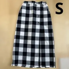 チャオパニックティピー　チェック柄　ロングスカート