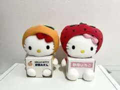 ♡ハローキティ♡ご当地ぬいぐるみ　いちご　みかん　2個セット