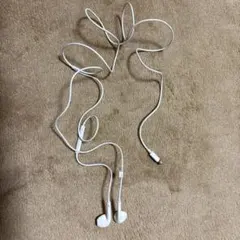 ホワイト 有線イヤホン 3.5mmジャック　iPhone純正