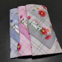 フィリップモデル　花柄薄手ハンカチ　3枚セット