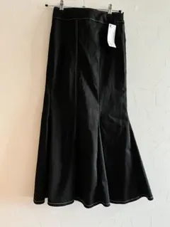 GU ブラック フレアスカート Mサイズ