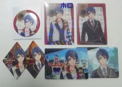 ツイステ デュース アニメイト特典 クリアカード 箔押し缶バッジセット