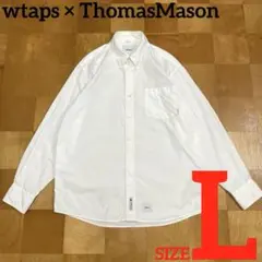 ✅レア★wtaps×ThomasMasonダブルタップス★シャツ★Lサイズ白のサムネイル