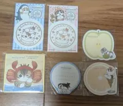 mofusand ミニ色紙 スタンプラリー 6点セット
