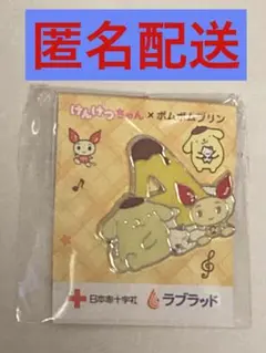 【新品未開封】けんけつちゃん× ポムポムプリン　ピンバッジ A型