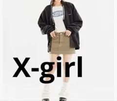 【X-girl】OVAL LOGO S/S BABY TEEオーバルロゴベビーT