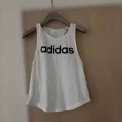 adidas ホワイト タンクトップ