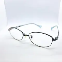 미사용 級✨ CHARMANT Reego XW4028 チタン メガネ 블루