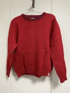 Deluxe Clothing 赤 ニットセーター Mのサムネイル