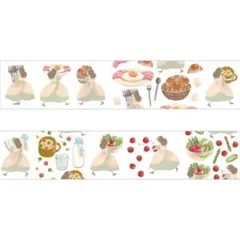 【文具女子博・紙博】　てるふく商店　さん　マスキングテープ　朝食ができましたのサムネイル