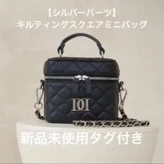 Darich ダーリッチ 【シルバーパーツ】キルティングスクエアミニバッグ