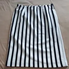 【ロペピクニック】ストライプタイトスカート