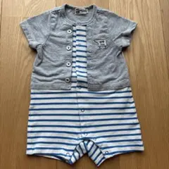 KP BOY ロンパース 70cm グレー カバーオール　ニットプランナーのサムネイル