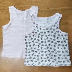 タンクトップ　シャツ　80　2枚セット 肌着
