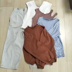 140サイズ女の子の服5点セット