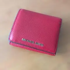MICHAEL KORS レッド 三つ折り財布